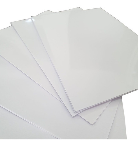 Vinil Sublimatico Transparente E Branco Adesivo A4 40 Folhas