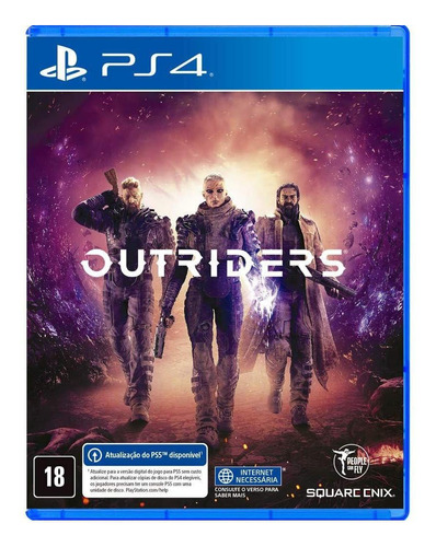 Jogo Novo Midia Fisica Outriders Para Play Station 4 E Ps5