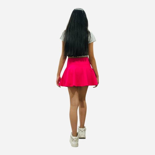 Falda Short Deportiva Para Niña De Licra Moda Casual Tenis