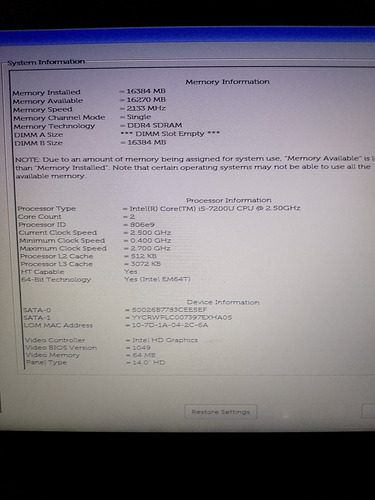 Laptop Dell Latitude 3480 (Usado)