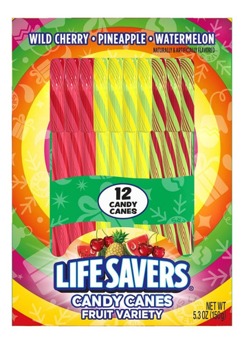 Lifesavers Bastones De Caramelo 150g Americanos