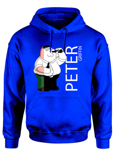 Buzo Hoodie Peter Familia Gordo Padre Gri  Ffin  Q2