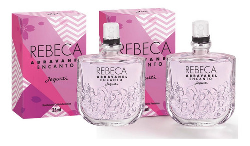  Perfume Rebeca Abravanel Encanto 25ml Jequiti 2 Unidades