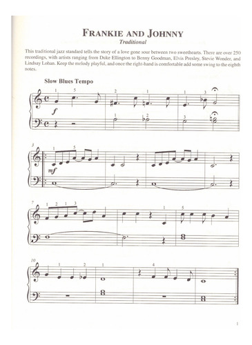 A First Book Of Jazz For The Beginning Pianist With Download