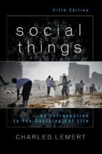 Libro Social Things : An Introduction To The Sociological...