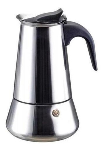 Cafeteira Italiana Portátil 4 Xicaras Manual Inox Prata Café