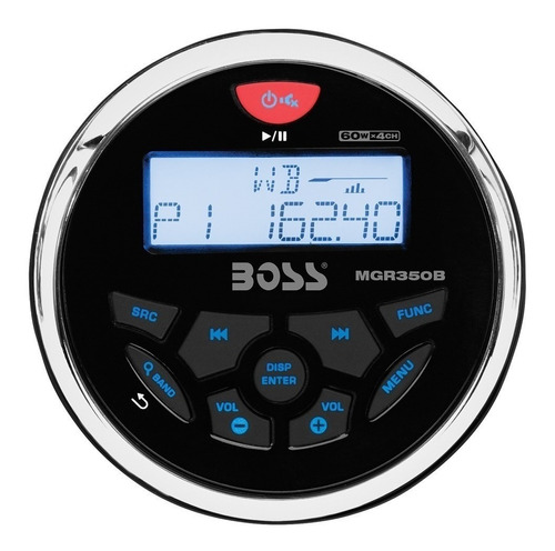 Rádio Bluetooth Marinizado Multimídia Boss Marine Mgr350b