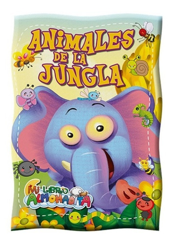 ** Mi Libro Almohadita ** Animales De La Jungla Tela Bebe