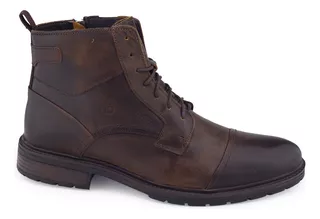 Bota Masculina Democrata Garage Astro 301105 Couro Hunter