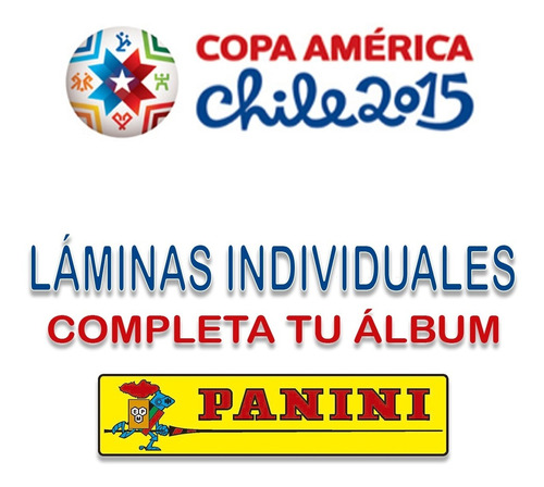 Laminas Sueltas Copa America 2015 - Panini