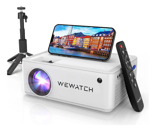 Projetor Wewatch V10 8500 Lúmens Hd 1080p Wi-fi Bluetooth Cor Branco Branco