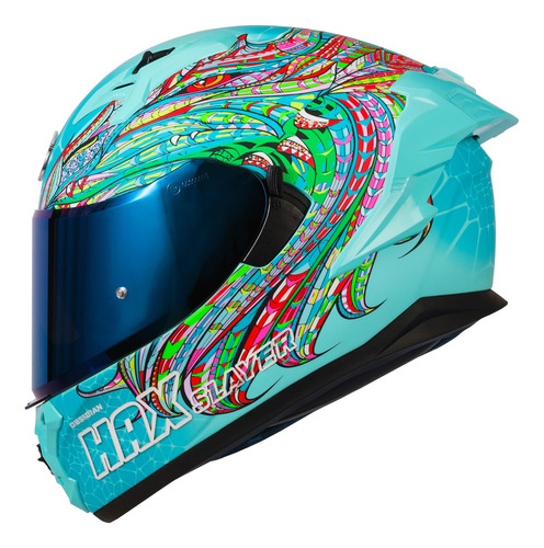 Casco De Motocicleta Cara Completa Premium Con Doble Visera