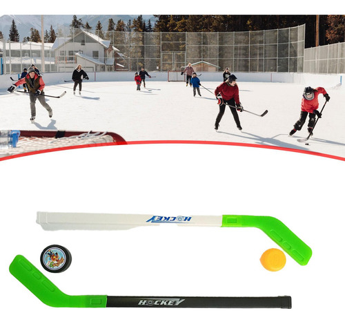 Juego De Palos De Hockey Para Niños, Con 2 Palos Y 2