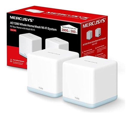 Sistema Mesh Wifi 5 Mercusys Halo H30 Ac1200 Hasta 260 Mts