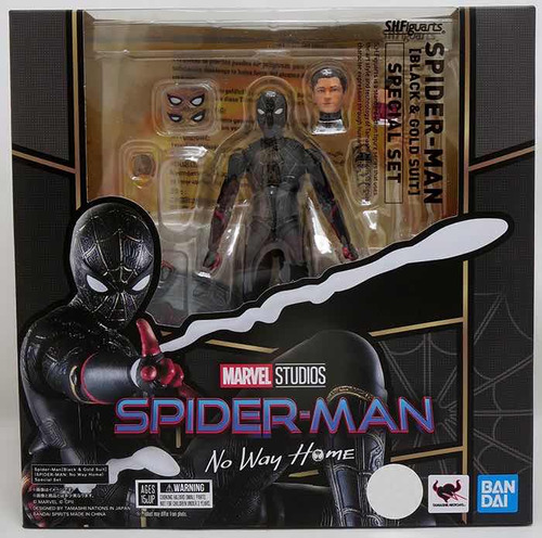 Spider Man Black And Gold Suit S.h Figuarts