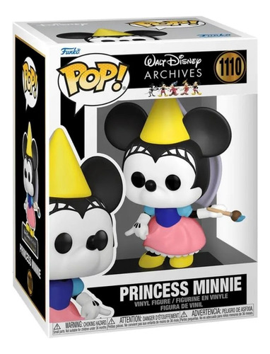 Películas Minnie Mouse Princess 1110 Funko Pop Doll