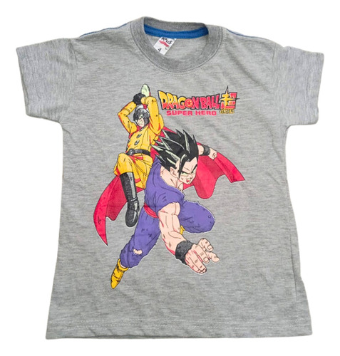 Franela Dragon Ball Z Super Hero Niño Goku Infantil 