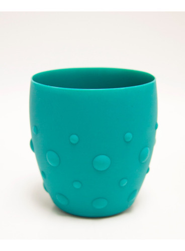 Vaso de entrenamiento de silicona para niños Marcus & Marcus Color Elephant Ollie, 200 ml