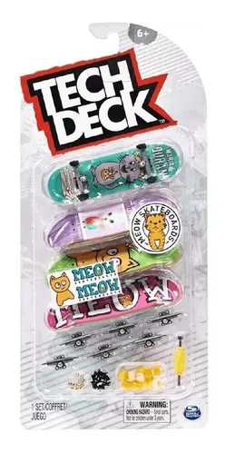 Conjunto Tech Deck Skate Dedo + Acessórios Revive 2891 Sunny