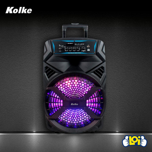 Parlante Kolke Neptune KPB-496 portátil con bluetooth negro