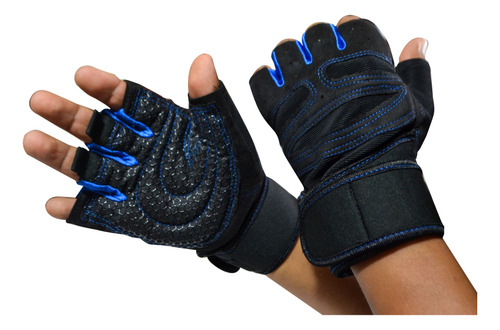 Guantes Mitones Para Levantar Pesas Ejercicios Gym Gimnasio