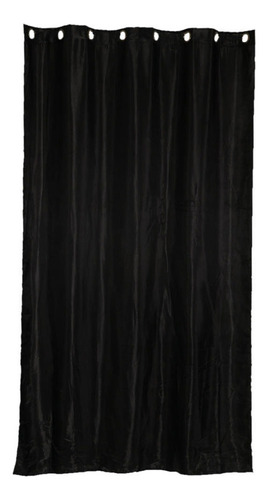 Cortinas Opacas Para Ventana (150 X 250 Cm), Color Negro .