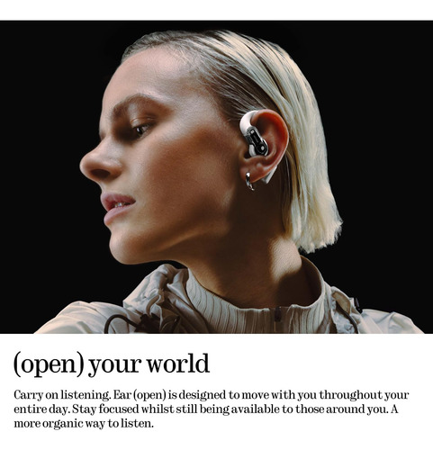 Auriculares Abiertos Nothing Ear (abiertos) Con Ganchos Blan