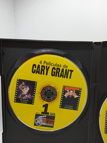 Imagen 5 de 6 de 4 Películas De Cary Grant - 2 Cd's - Colección Cine Club