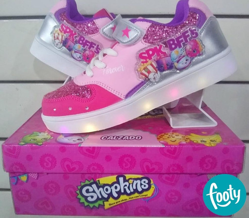 Footy Shopkins Con Luz Al Pisar