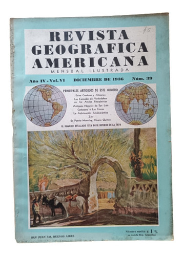 Revista Geográfica Americana Diciembre 1936 N° 39