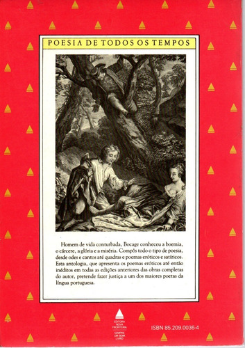 Livro Bocage, Poesia De Todos Os Tempos, Poemas, José Lino Grunewald (Usado)