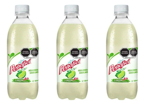 Agua Mineral Peñafiel Adas Sabor Limonada 24 Piezas De 400ml