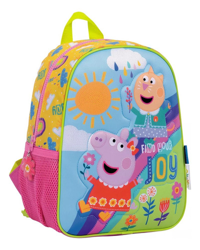 Mochila Espalda Peppa Pig 12 PuLG 30 Cm Jardin Serie Tv Edu