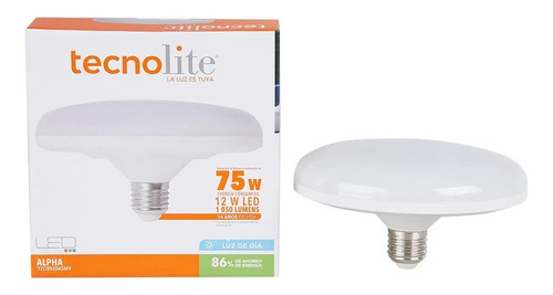 Lámpara Para Techo Tecnolite Alpha Led 12 Watts 2 Piezas