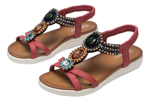 Sandalias Mujeres De Bohemia De Planas Foot Bed De Casuales