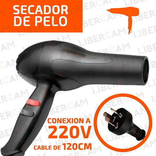 Secador Pelo Profesional 2 Velocidades Nova 1800w