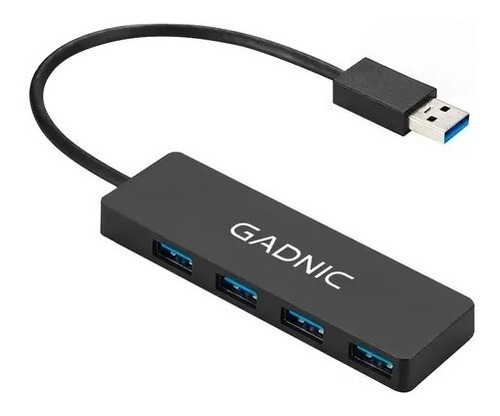 Hub Usb Gadnic 3.0 4puertos 5 Gbps Adaptador Adap0013