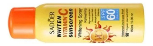 Protector Solar En Spray Fps60 Anti Uv Vitamina C