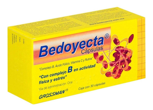 Bedoyecta Complejo B 30 Capsulas