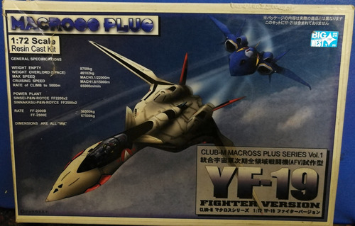 Yf-19 Fighter Macros Plus Garage Kit Japones Modelismo