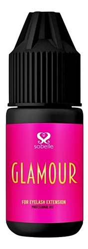 Cola Para Cílios Fio A Fio Volume Russo Sobelle Glamour 5ml Cor Preto