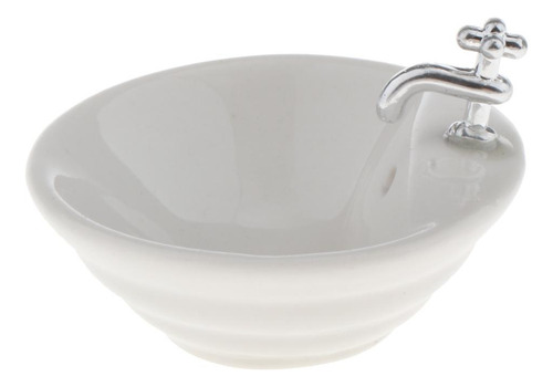Lavabo De Lavabo En Miniatura 1:12 Para Suministros De