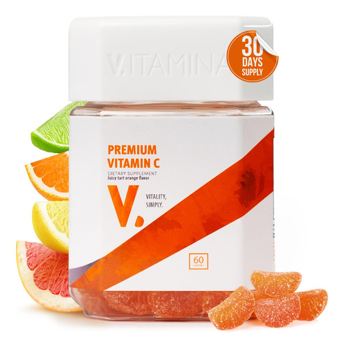 V Itamina Vitamina C Premium  Vitamina C Masticable De 250