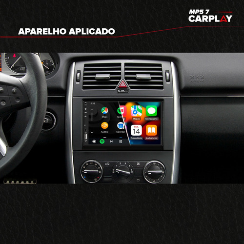Central Multimidia Mp5 Apple Carplay Mercedes B180 2010 2011