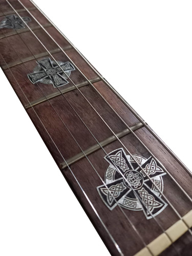 2x1 Inlays Stickers Cruz Celta Para Diapasón Guitarra