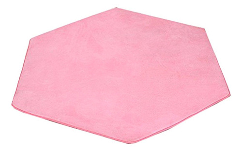 Alfombra Hexagonal Infantil Princesa Castillo Tienda De