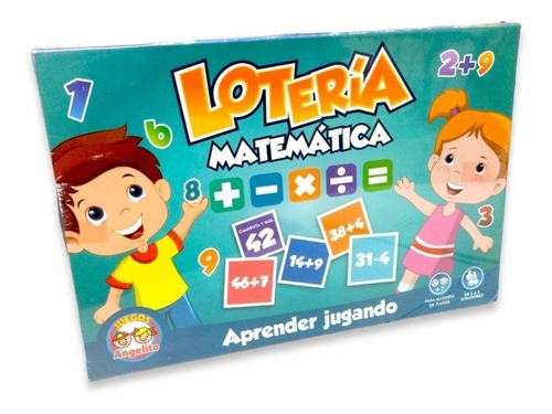 Juego Lotería Matemáticas Operaciones Básicas Números Suma