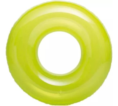 Flotador Inflable Circular  Piscina Intex Amarillo 59262