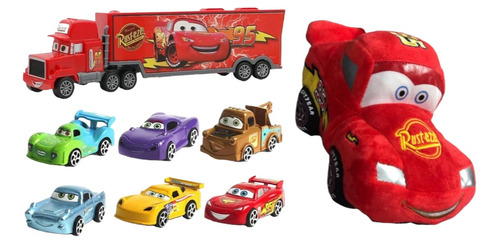 Juguete Mula Cars Rayo Mcqueen + Carritos Obsequio #234