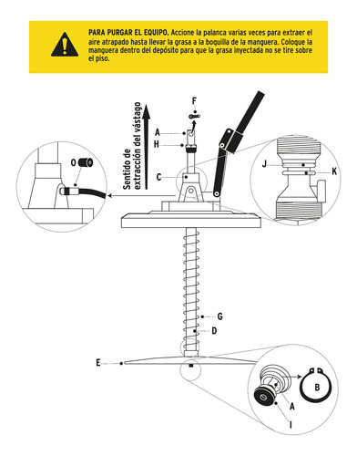 Bomba Inyectora De Grasa, 5 Kg, Truper